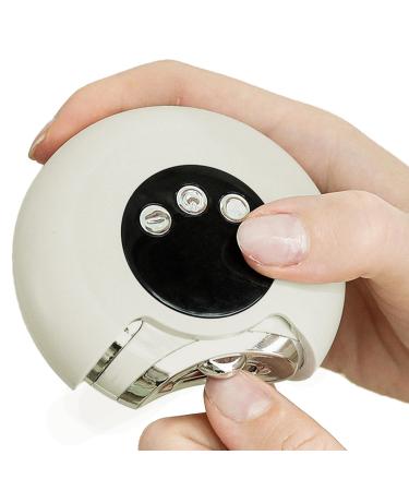 Electric Toe Nail Trimmer Nail Scraps Storage Safety Electric Nail Trimmer Versatile Nail Clippers Fingernail Trimmer Cordless Rechargeable Fingernail Cutter with Nail Scraps Storage for Adults Champagne