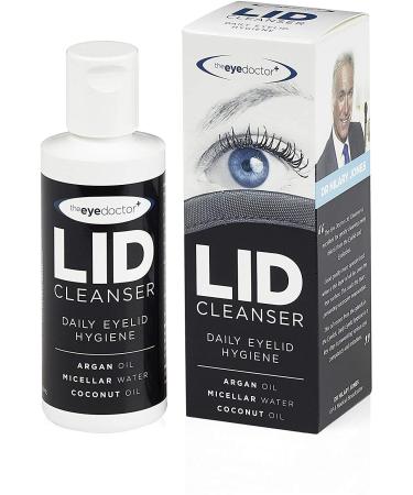 The Eye Doctor Lid Cleanser Eyelid Cleanser to remove debris and make up from eyelids Suitable for sensitive eyes Contains Argan Oil Coconut Oil and Micellar Water 100ml Eyelid Cleanser 100 ml (Pack of 1)