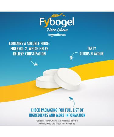 Fybogel FibreChews 30s Chewables - 30 Count for Constipation Relief - Buy Online on GoSupps.com