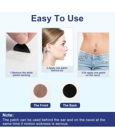 Motion Sickness Patches - Fast-Acting Nausea Relief for Travel - Natural Herbal Formula - Non-Drowsy - Waterproof - 10 Count - Cruise Essentials - Buy Online on GoSupps.com