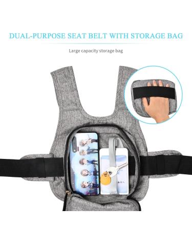 Children's Motorcycle Safety Belt | Adjustable Harness with Reflective Strips for Kids & Babies - Grey - Buy Online on GoSupps.com