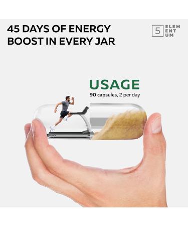 5 elementum Shilajit Capsules 180 Pieces 1000mg Per Dose Vegan High Potential From India 180 Kaps Large Jar - Buy Online on GoSupps.com