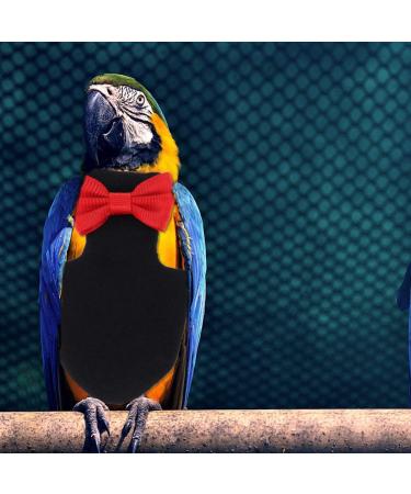 Balacoo Bird Flight Suit with Bowtie for Small Birds - Washable, Breathable, Reusable Diapers for Parrots and Cockatiels - Buy Online on GoSupps.com