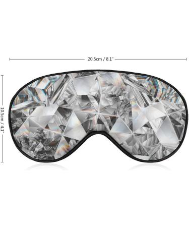 Buy Diamond Crystal Sleep Mask for Women | Adjustable Eye Shades with Elastic Strap | Luxury Sleep Accessories - Buy Online on GoSupps.com