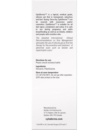 CytoDerma - Advanced Scar Gel 30g - Buy Online on GoSupps.com
