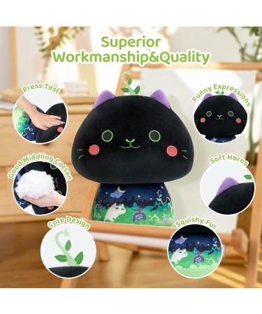 Mewaii 8'' Soft Mint Cat Mushroom Stuffed Animal Plush Pillow Squishy Toy - 8 Inch - Buy Online on GoSupps.com