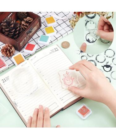 GlobleLand Clear Silicone Stamp for Scrapbook, Tea & Coffee Stains Background Design - 4.3 x 6.3 Inch - Buy Online on GoSupps.com