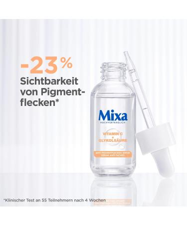  Mixa Mixa Anti-Pigmentation Spot Serum for Uneven Dull and Sensitive Skin with Vitamin C and Niacinamide Suitable for Face and Neck SPF 20 Hypoallergenic 30 ml - Buy Online on GoSupps.com