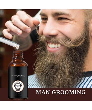 Dyceittdia 2PCs Beard Oil for Men - Natural Beard Care & Moisturizing Essential Oils (30ml x 2) - Buy Online on GoSupps.com