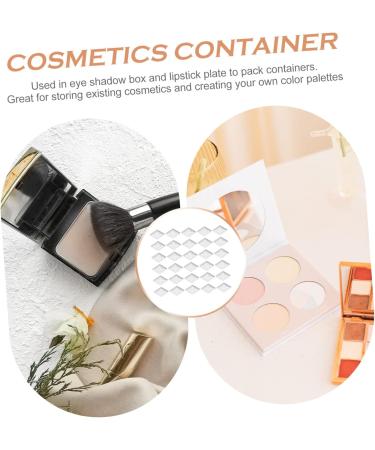 WOONEKY 30pcs Aluminum Eye Shadow Box Eyeshadow Lipstick Storage Case Empty Makeup Case Facial Powder Silver - Buy Online on GoSupps.com