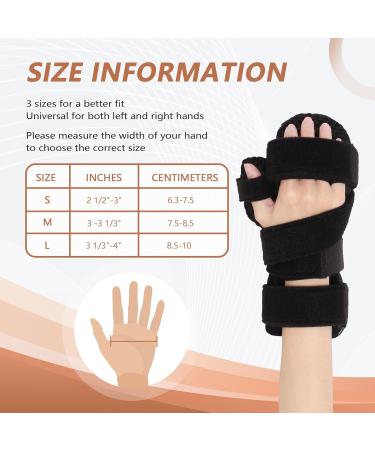 Resting Hand Splint | Full Hand Brace with Finger Support | Ideal for Stroke Rheumatoid Arthritis & Finger Contractures | Left/Right Hand Fit | M Mesh M - Buy Online on GoSupps.com