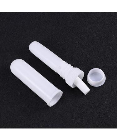12pcs Refillable Nasal Aroma Tubes Kit for Oil Inhaler | Healeved Swab Essential Wick DIY Set | Portable Container with Cotton Blank Sticks - Buy Online on GoSupps.com