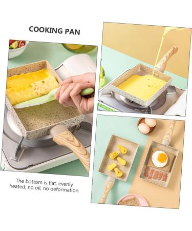MAGICLULU 2 Pcs Breakfast Pan Nonstick Egg Pan Nonstick Fry Pan Grill Cookware Non Stick Frying Pans Iron Omelette Pan Home Cooking Pan Non Stick Skillet Household Tamagoyaki Aluminum Alloy 36x13x3cmx2pcs Assorted Colorx2pcs - Buy Online on GoSupps.com