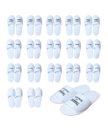 Disposable Slippers for guests 25 Pairs Travel Slippers House Slippers for guests slippers Hotel Slippers Home Slippers Spa Slippers for women indoor slippers.