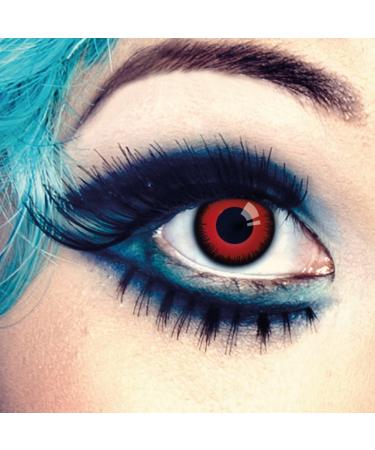 Aricona Opaque Red Contact Lenses - Prescription-Free Halloween & Cosplay Colored Contacts - International Shipping - Buy Online on GoSupps.com