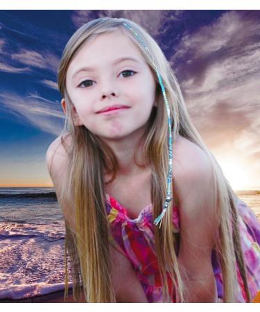 Mermaid Dreams Hair Wrapping Kit - Girls' Accessories & Extensions DIY Salon Set for Festival Braids - 10-Piece Hair Wrap Gift for Easy Styling - Buy Online on GoSupps.com