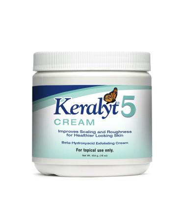 Keralyt 5 Psoriasis Cream - Full Body 5% Salicylic Acid Exfoliating Skin Lotion - Promotes Relief from Itchy Redness Dryness Roughness and Flakey Skin 5% Cream
