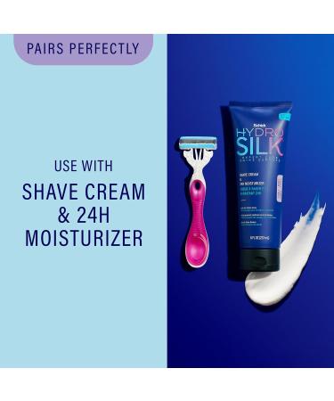 Schick Hydro Silk Disposable Razors for Women - Ultimate Pubic Skin Protection Sensitive Skin Bikini Shaver - 3ct - Buy Online on GoSupps.com