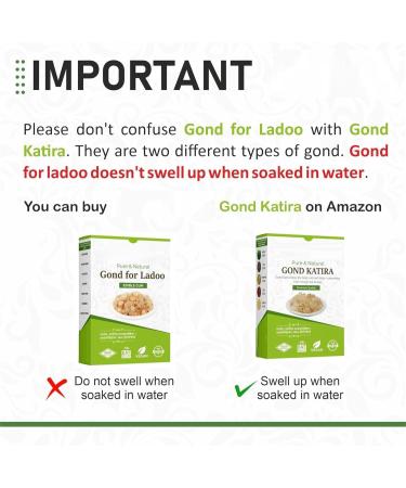 Gond for Laddu 250 g | Babul Gond for Ladoo | Edible gum | 100% natural preservative-free (250 g) - Buy Online on GoSupps.com