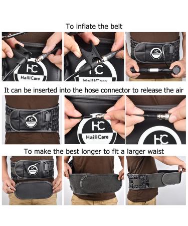 Buy Lumbar Support Back Belt | Air Decompression Waist Brace for Pain Relief Herniated Disc & Sciatica - International Shipping - Buy Online on GoSupps.com