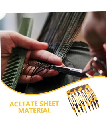 Mikinona leopard print hair combs for women accessories fine hair European and American hair combs for women decorative hair combs for women accessories - Buy Online on GoSupps.com