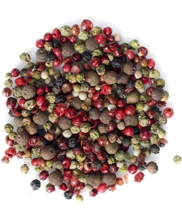 5-Colour Whole Mixed Dried Peppercorns Pepper (50g) - Black, White, Pink, Green, Pimento - Buy Online on GoSupps.com