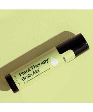 Plant Therapy Brain Aid Essential Oil Blend for Focus & Attention 100% Pure Pre-Diluted Natural Aromatherapy Therapeutic Grade 10 mL (1/3 oz) - Buy Online on GoSupps.com