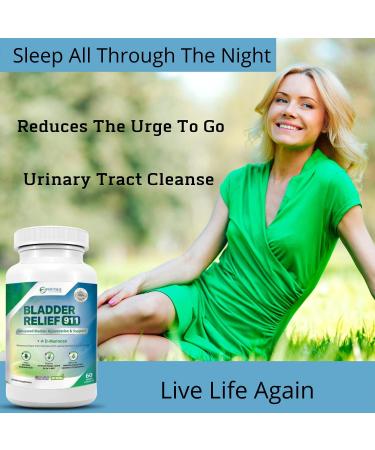 Bladder Relief 911 Detoxifying Strength - 3 Pack of 60 Veggie Capsules for Men & Women | Optimal Bladder Support - Buy Online on GoSupps.com