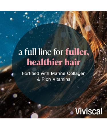 Viviscal Hair Thickening Conditioner 250ml - Moisturizing Formula with Biotin, Keratin, Marine Collagen & Seaweed Extract for Healthier, Stronger Hair - Buy Online on GoSupps.com