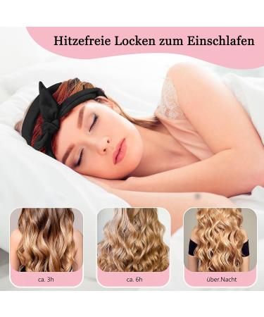 Shop Heatless Curlers: 60 Extra-Long Winders for Overnight Curls - Ideal for Medium to Long Hair (Black) - Buy Online on GoSupps.com