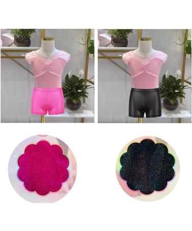 Girls' Sparkle Dance Gymnastics Shorts - Set of 2 | Kids Athletic Wear 5T - Buy Online on GoSupps.com