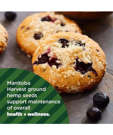 Manitoba Harvest Organic Ground Hemp Seed 7 oz - Plant Based Protein & Fiber - Non-GMO, Vegan, Keto, Paleo - Omega 3 & 6 for Smoothies, Oatmeal, and Baking - Buy Online on GoSupps.com