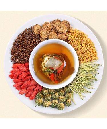 Chrysanthemum Cassia Seed Tea Bags 250g Burdock Root Goji Berry Honeysuckle Combination Herbal Tea 5gX50Bags - Buy Online on GoSupps.com