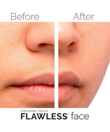 Finishing Touch Flawless Facial Hair Remover for Women - White/Rose Gold Electric Razor with LED Light - Buy Online on GoSupps.com
