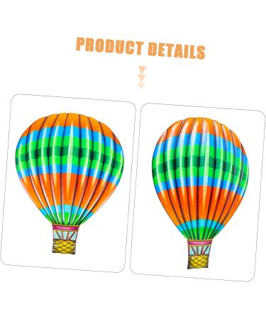 STOBAZA Iron Hot Air Balloon Outdoor Wall Hanging Home Ornament Wall Art Decors Household Child Interior 20.6x26.5x0.5cm As Shown3 - Buy Online on GoSupps.com