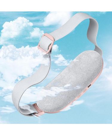 Menstrual Heating Pad - 4 Speed Waist Cramp Relief Heating Belt | Pink Uterus & Stomach Support - Buy Online on GoSupps.com