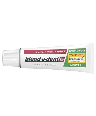 Blend-a-Dent COMPLETE NEUTRAL Super Adhesive Cream 47g Strong Hold for Dentures | International Shipping Available - Buy Online on GoSupps.com
