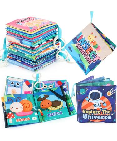 Lichengtai Fabric Quiet Book for Babies | Montessori Sensory Toys for Toddlers | Stroller Clip Educational Toy | Perfect for 6+ Months - Buy Online on GoSupps.com