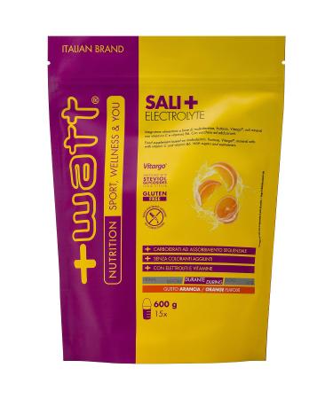 Watt Sali+ Electrolyte For energy during physical activity Format Doypack 600 g Orange flavor