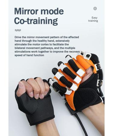 ZZBB Stroke Hand Splint Manual Training Rehabilitation Robot Gloves Hand Stroke Hemiplegia Rehabilitation Training Equipment Left-hand Small - Buy Online on GoSupps.com