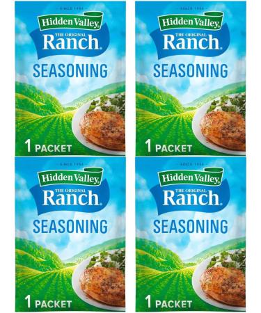 Hidden Valley Original Ranch Salad Dressing and Seasoning Mix 28 g | Perfect for Burgers Sandwiches Wraps or as a Salad Topping | Tasty and Versatile Seasoning | 4 pack - Buy Online on GoSupps.com