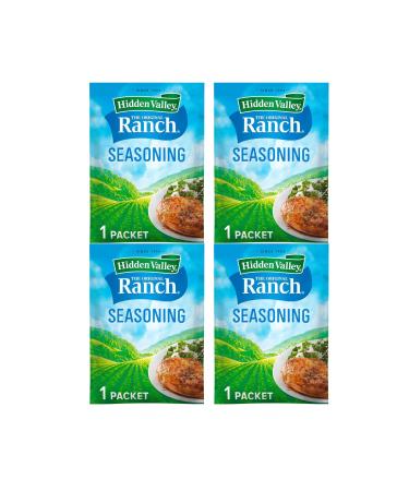 Hidden Valley Original Ranch Salad Dressing and Seasoning Mix 28 g | Perfect for Burgers Sandwiches Wraps or as a Salad Topping | Tasty and Versatile Seasoning | 4 pack