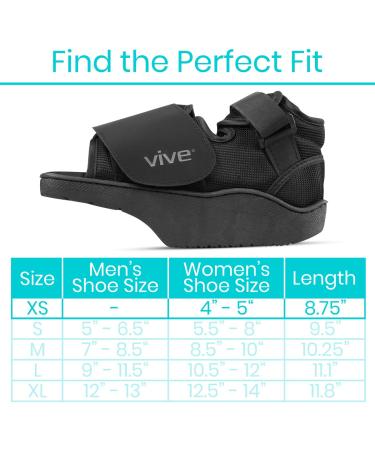 Vive Offloading Post-Op Shoe - Forefront Wedge Boot for Broken Toe Injury - Small Size - Buy Online on GoSupps.com