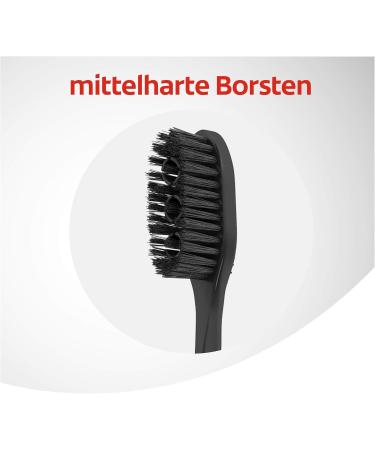 Colgate 360 Activated Carbon Toothbrush - Medium-Hard Bristles & Tongue Cleaner - Pack of 2 for Superior Oral Care - Buy Online on GoSupps.com