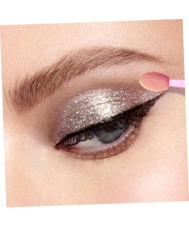 BELLIFFY 100pcs Double Ended Eyeshadow Brush Eye Shadow Sponge Double-ended Eyeshadow Cosmetic Makeup Brush Dual Sides Eyeshadow Eye Shadow Applicator - Buy Online on GoSupps.com