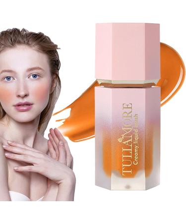 Liquid for Cheeks | Cream Makeup for Super Dewy Liquid Look for Long-Wearing Natural Look Cream Face Cheek and Lip Color for Women Fanelod 02# - Buy Online on GoSupps.com
