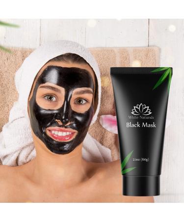 Charcoal Black Face Mask Peel-Off Facial Mask For Deep Cleansing Clear & Smooth Skin Remove Blackheads 2 oz