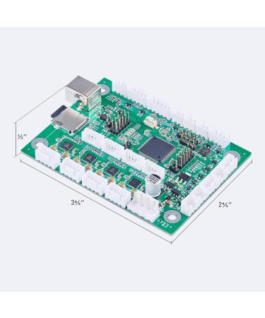 OMTech K40+ Laser Engraver Motherboard Upgrade - Smoothie Mainboard for CNC CO2 Laser Cutter with Rotary Axis Autofocus Support - LightBurn K40 Engraving Replacement Control Board - Buy Online on GoSupps.com