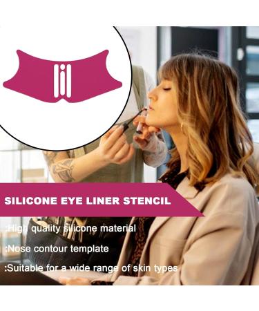 Pochoir de contour du nez - Pochoir d' nasale - 4 en 1 - Outil multifonction pour les yeux - Outil de maquillage pour les d butants qui traversent les ombres du nez rose - Buy Online on GoSupps.com