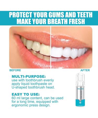 Buy Foam Toothpaste - Deep Cleaning Mousse Foam | 2PC Baking Powder Tooth Cream for Spot Removal & Healthier Teeth - Buy Online on GoSupps.com